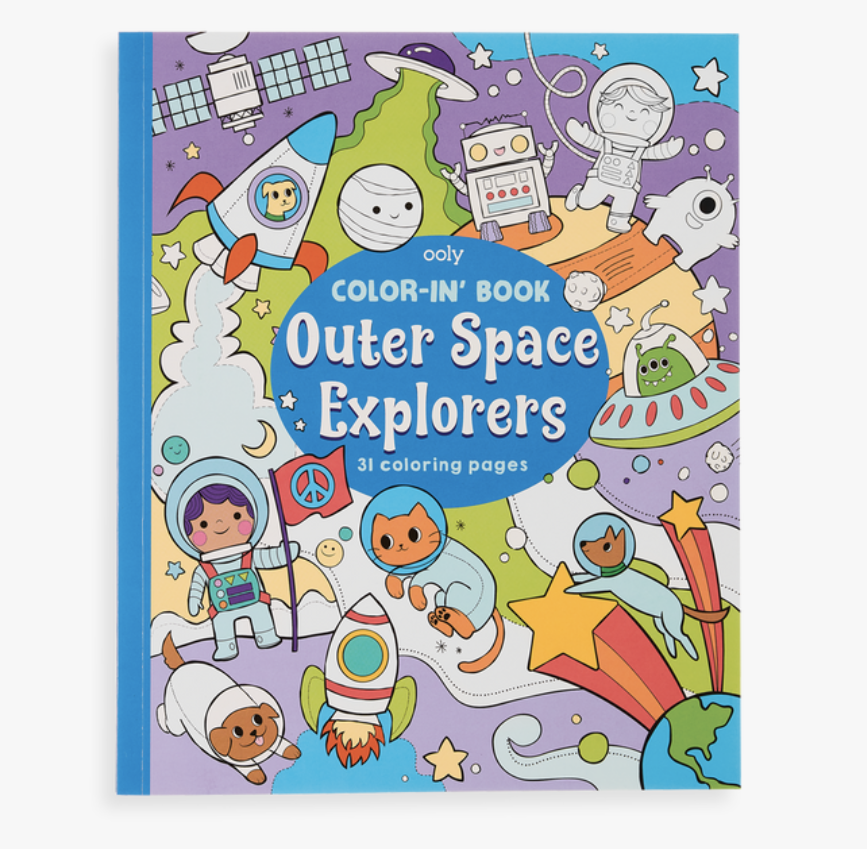 Color-in Book: Outerspace