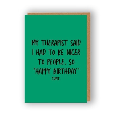 Therapist Card