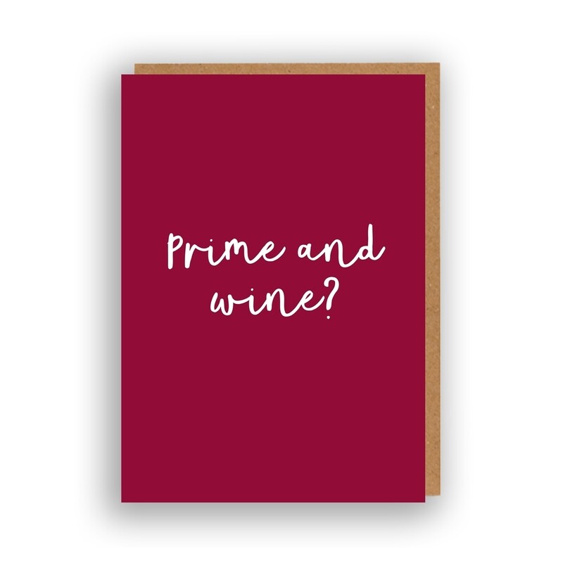 Prime &amp; Wine Card