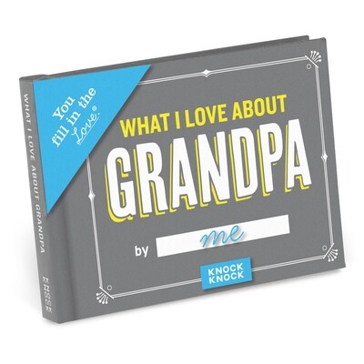 Love About Grandpa Book