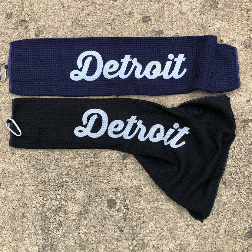 Detroit Golf Towel Navy