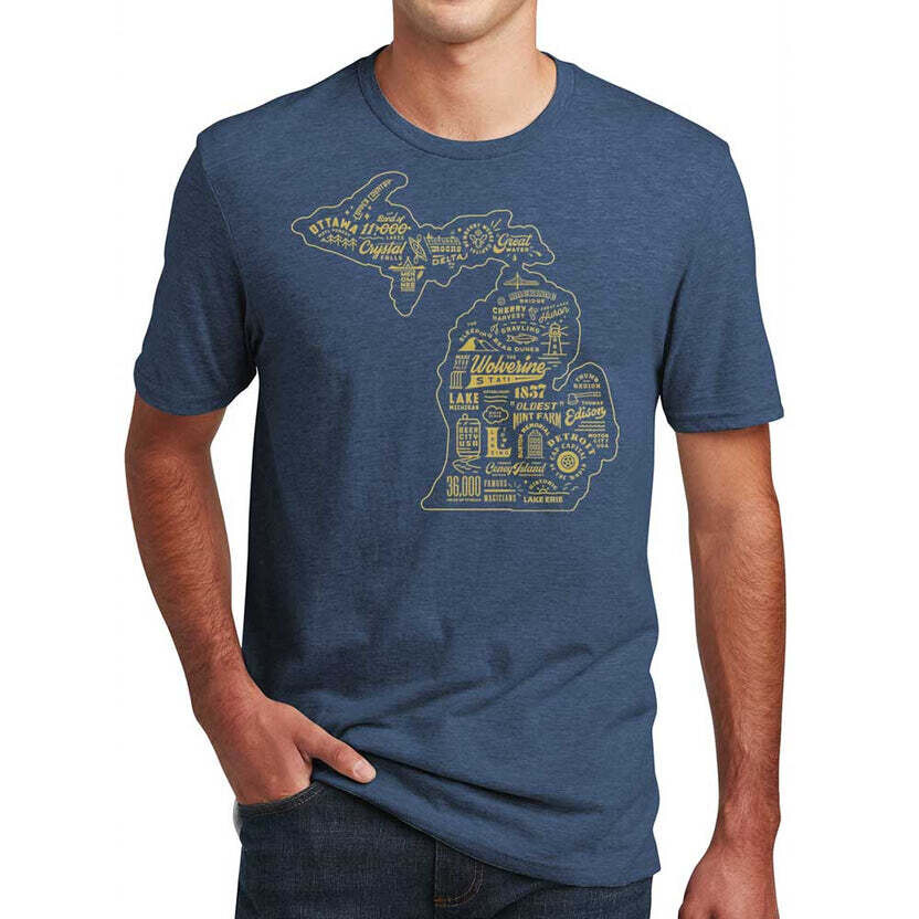 Michigan Places Tee