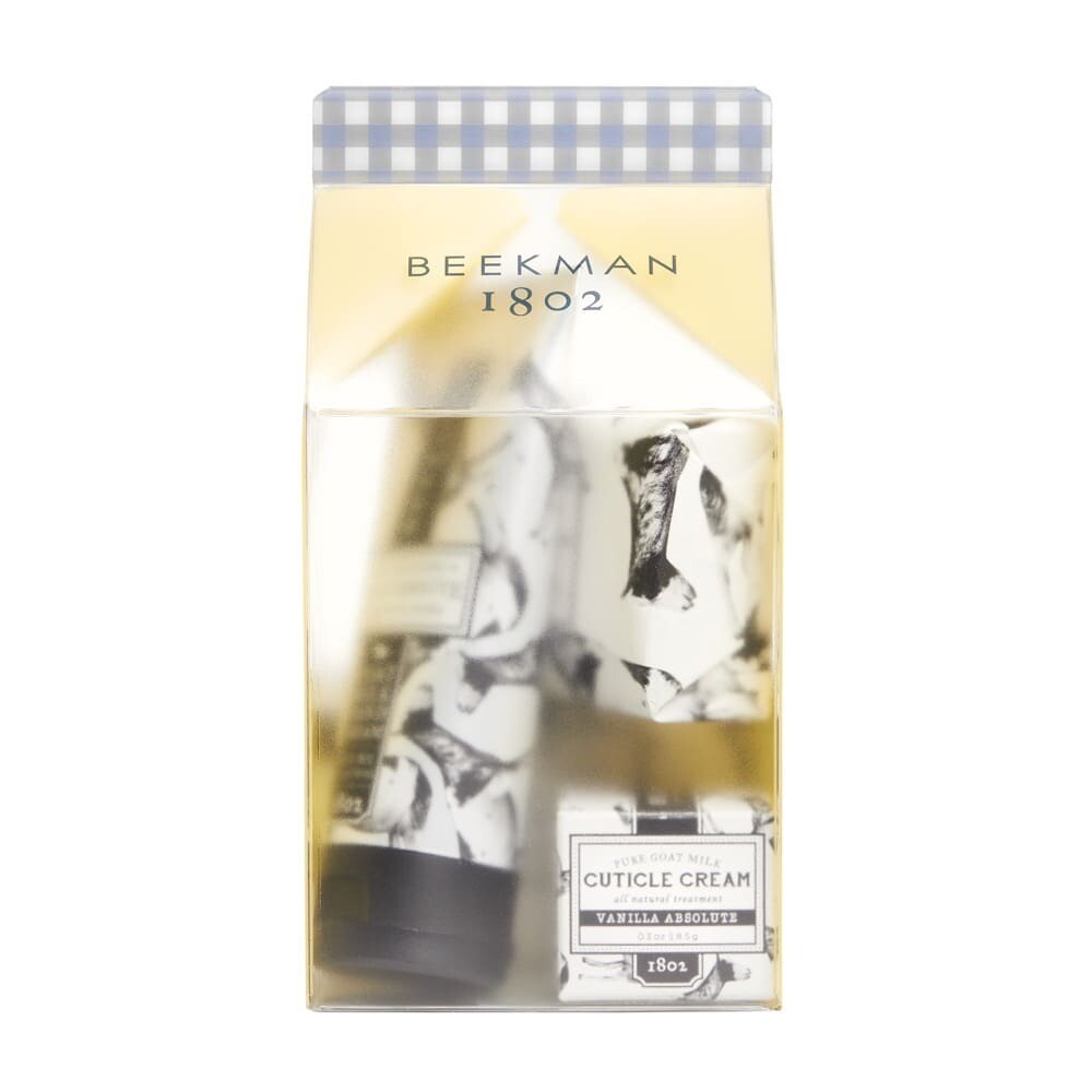 Beekman Absolute Vanilla Milk Carton Gift Set