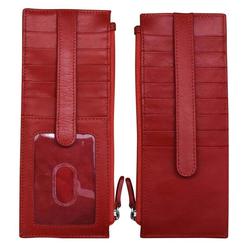 Double Sided Card Holder Red