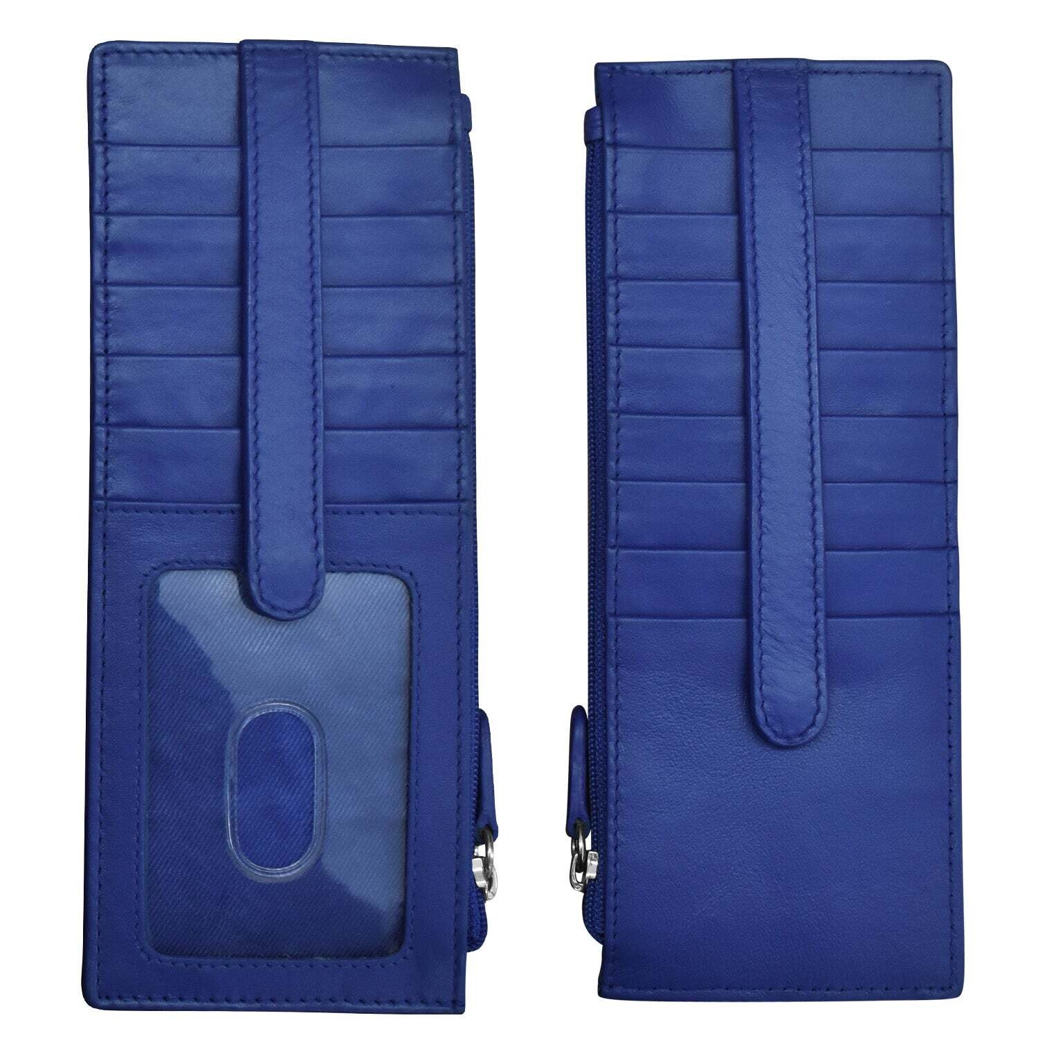 Double Sided Card Holder-Blue