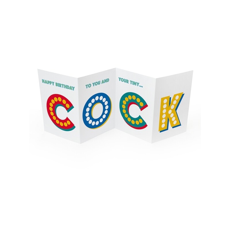 Tiny Cock Card