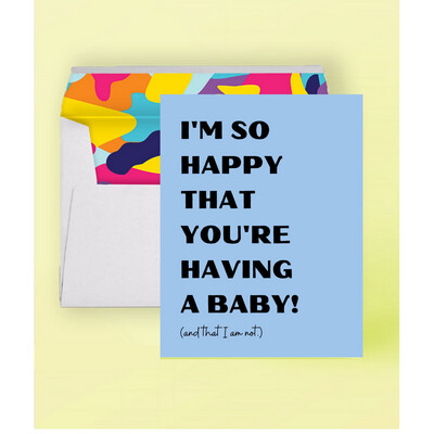 Happy that You're Having a Baby Card