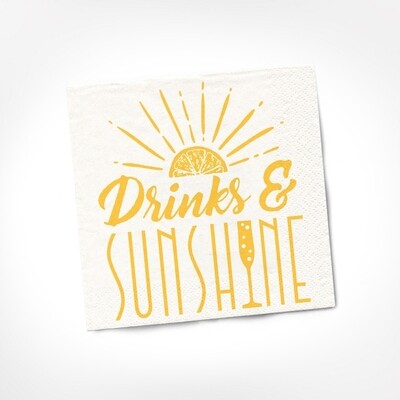 Drinks & Sunshine Napkins