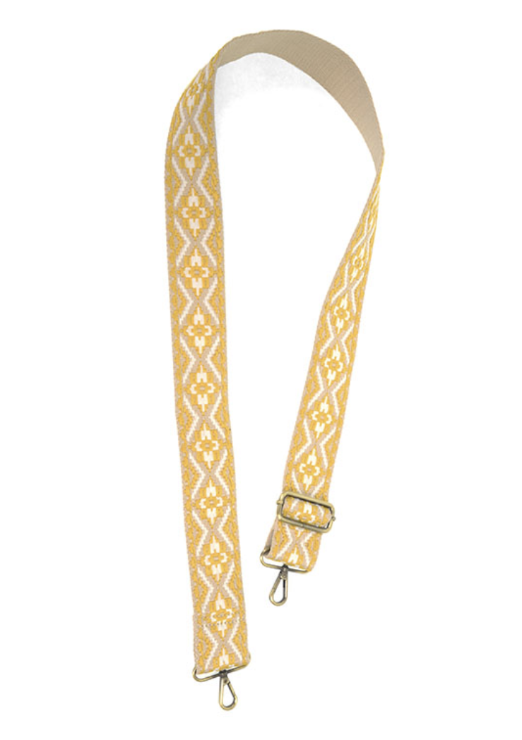 Embroidered Yellow Joy Strap