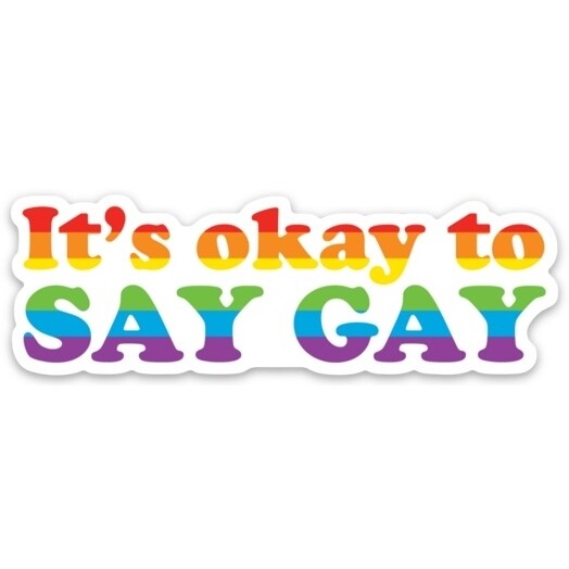 Okay Gay Sticker
