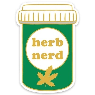herb nerd sticker
