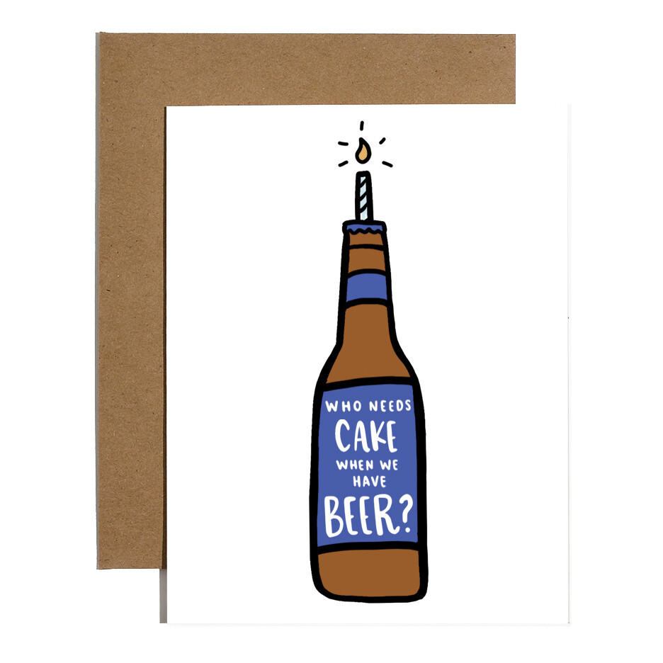 Cake Beer Card