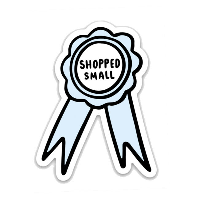 Shopped Small Sticker