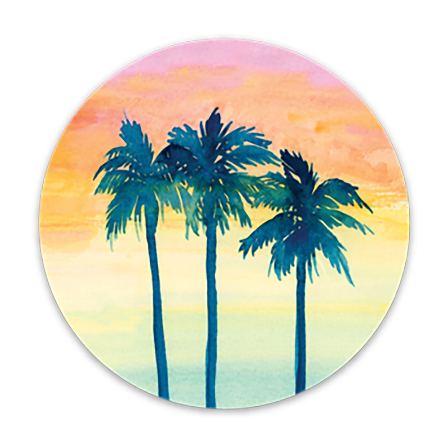 AJ Sunset Palm Sticker