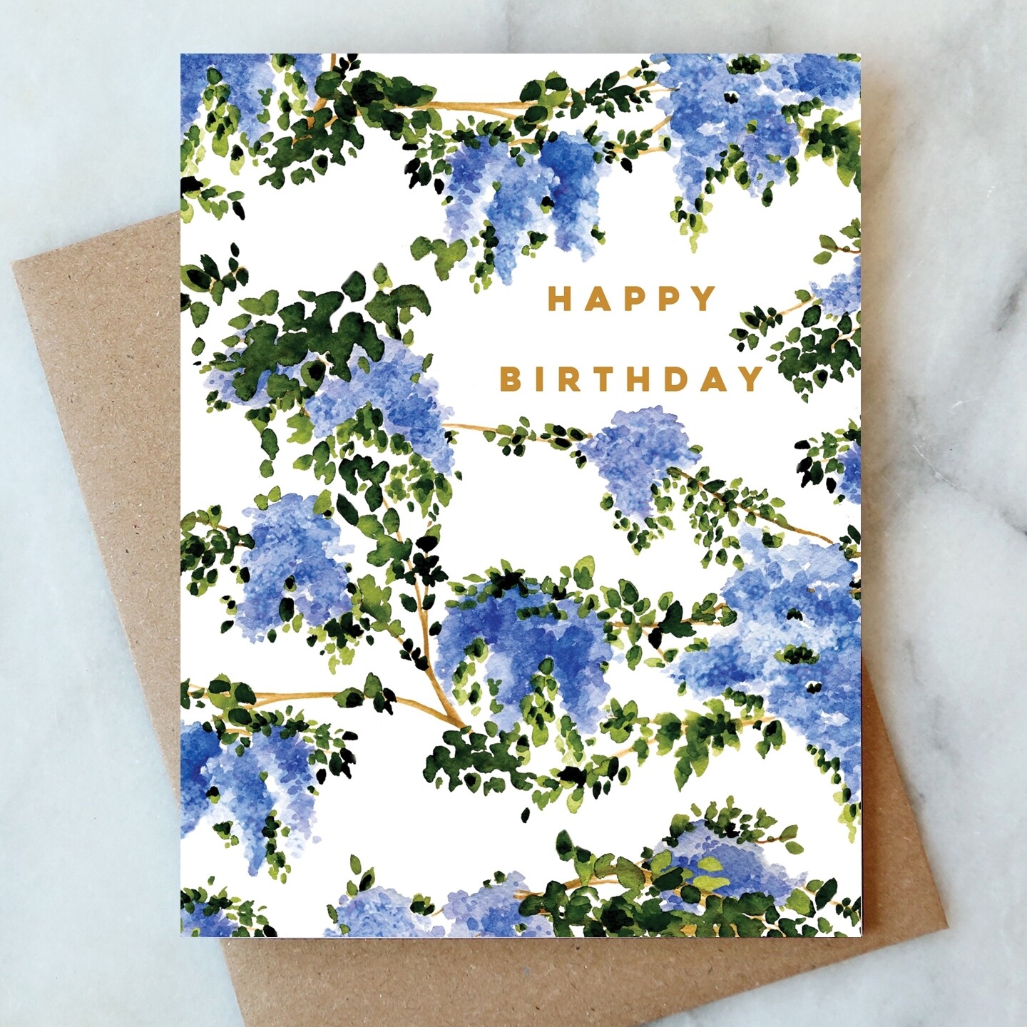 AJ Wisteria Birthday Card