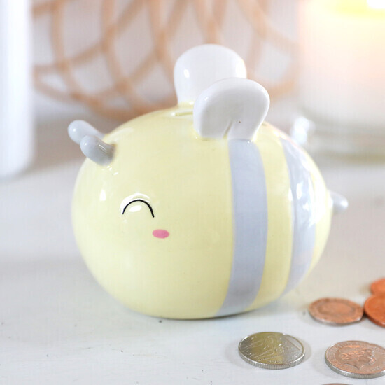 Ceramic Bee Money Box