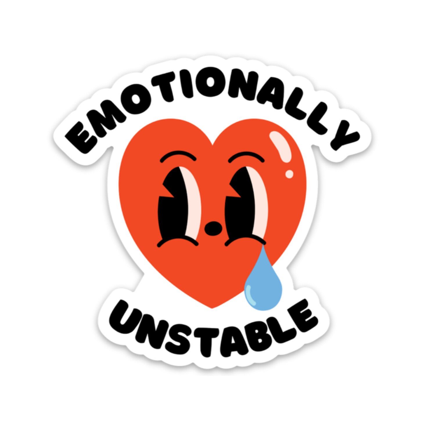 Emotionally Unstable Sticker