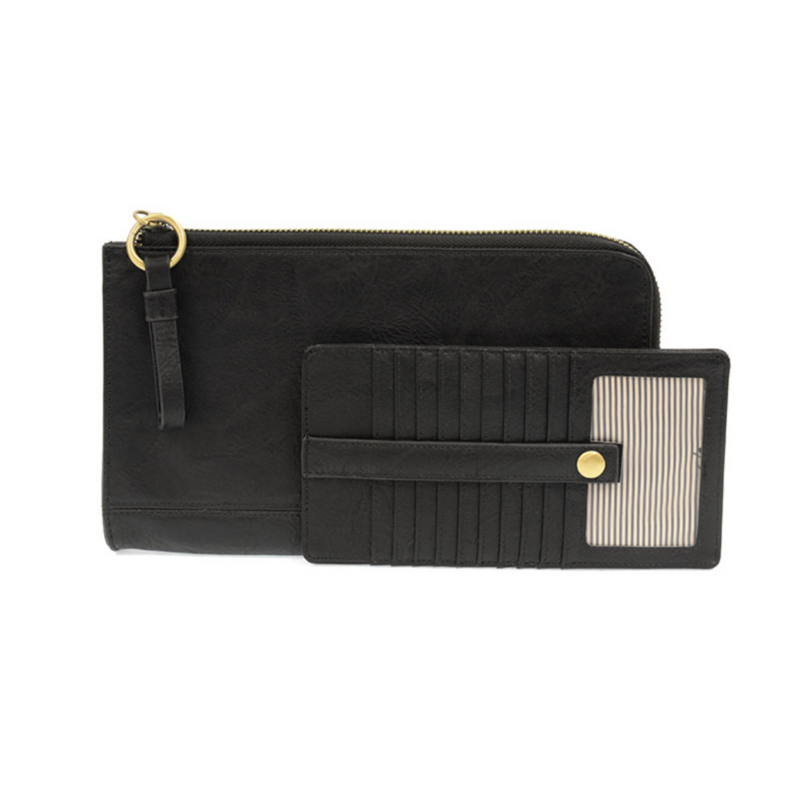 Joy Karina Crossbody Wallet Black