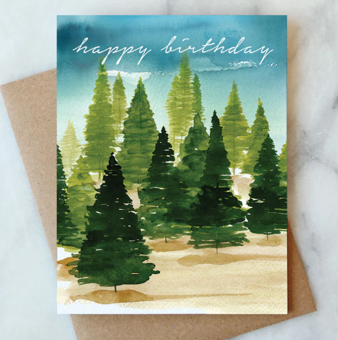 AJ Forest Birthday Card