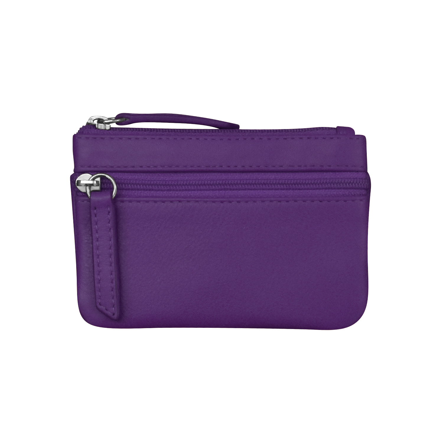 Coin Holder w/Key Ring Purple