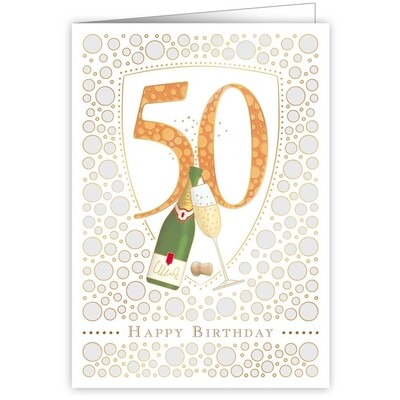 Happy Birthday Bubbles Card