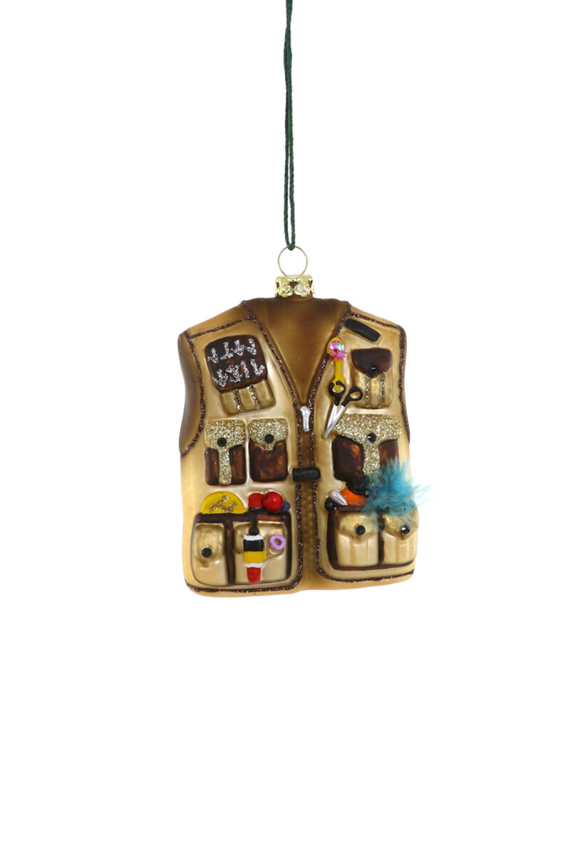 Fly Fisherman Vest Ornament