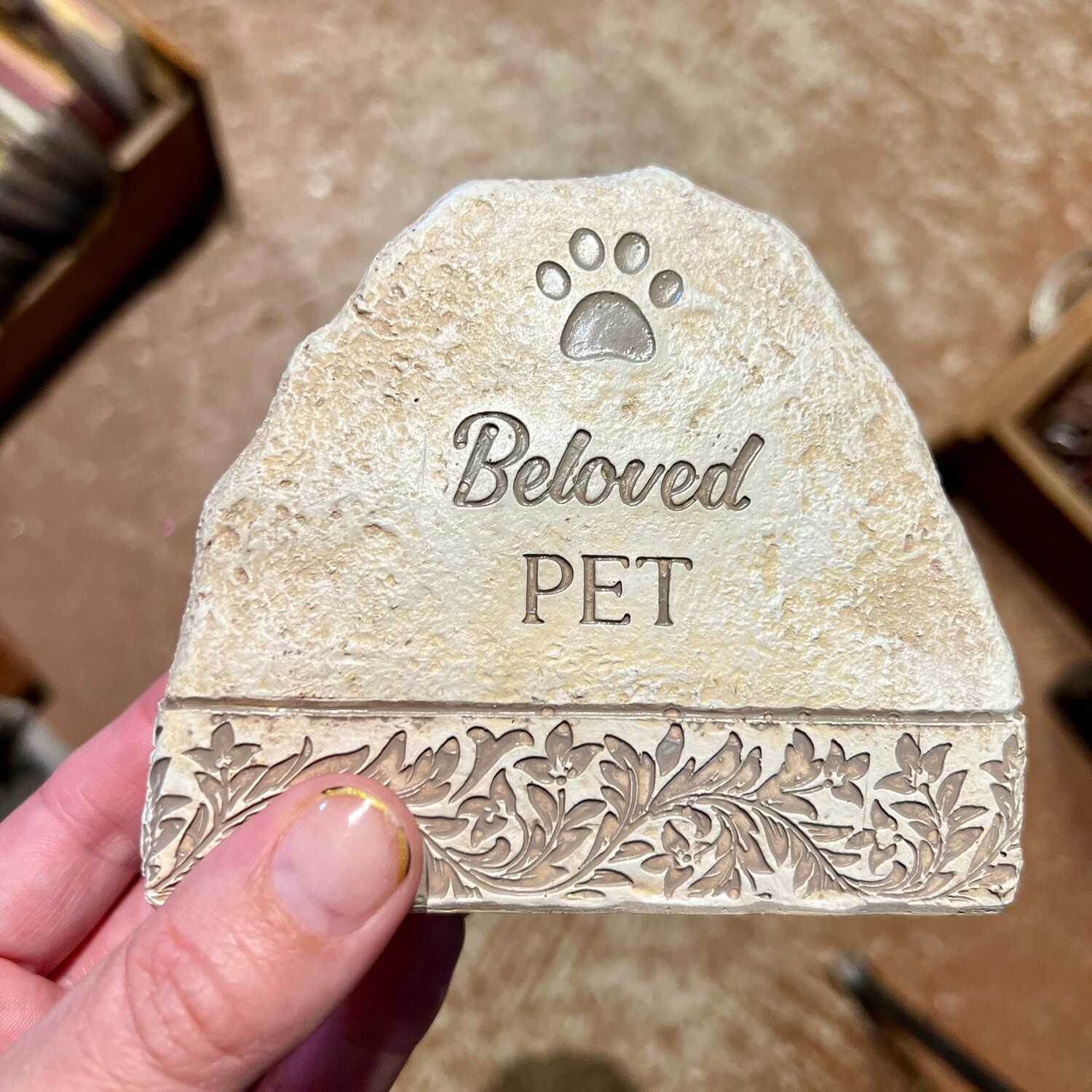 Beloved Pet Faux Stone