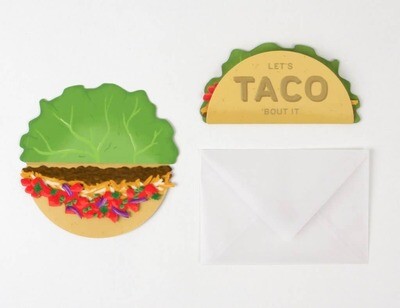 Let's Taco  'Bout It Card
