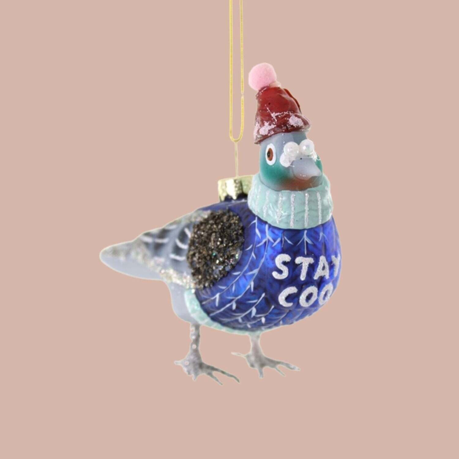 Still Cool Pigeon Ornament