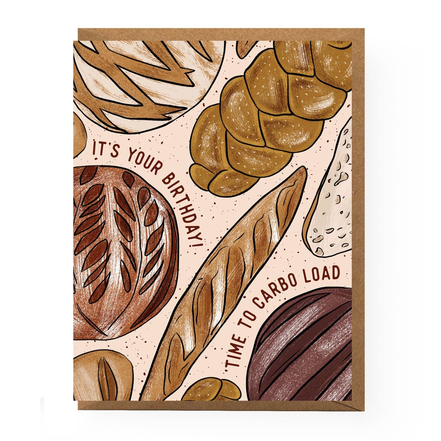 Sourdough Bread Birthday Card