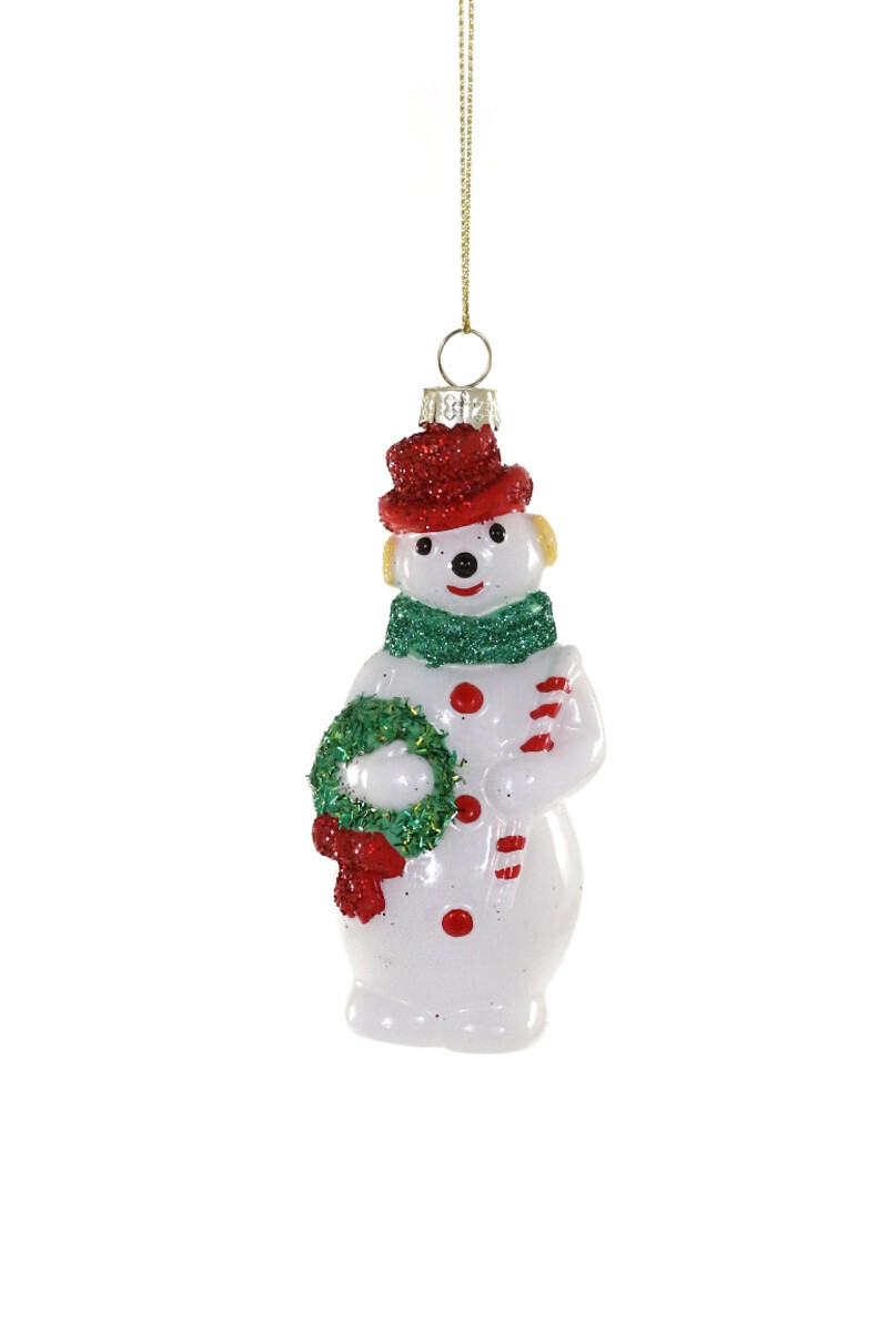 Snowman w/Wreath Ornament