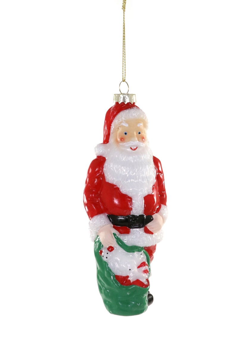 Santa Blow Mold Ornament