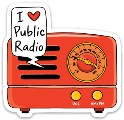 Public Radio Sticker