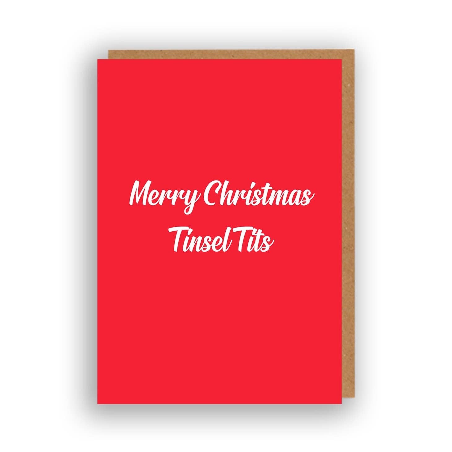 Merry Christmas Tinsel Tits Card