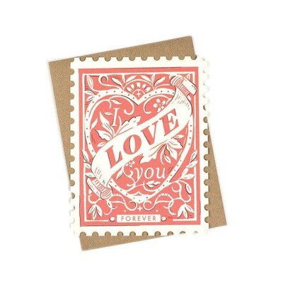 I Love You Stamp Card