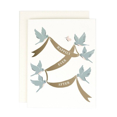 Happily Ever After Bird Card