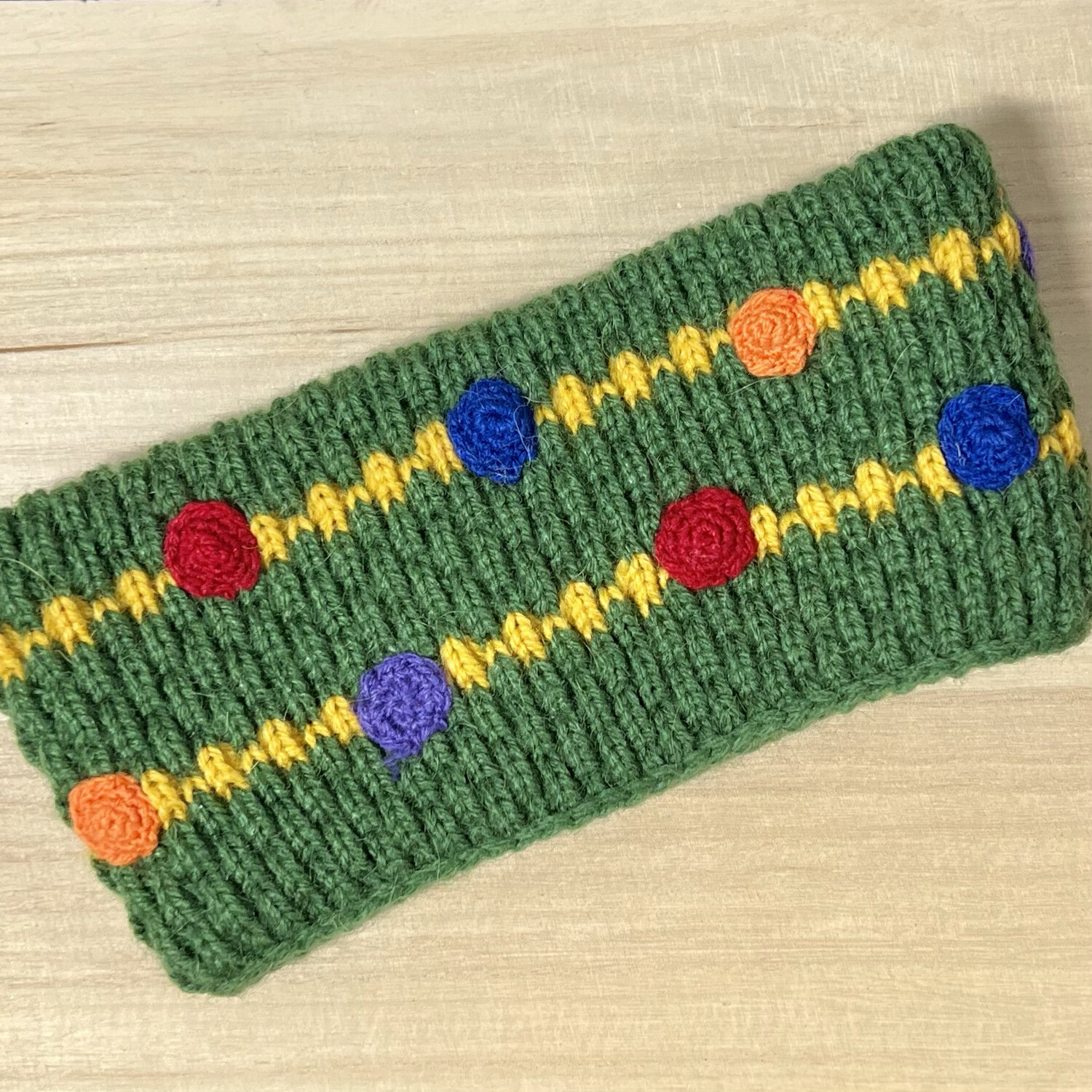 Crochet Headband - Tree Lights