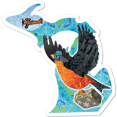 Michigan Snowbird Sticker