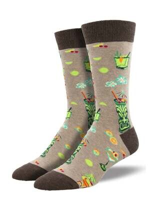 Tiki Drinks-Men's Socks