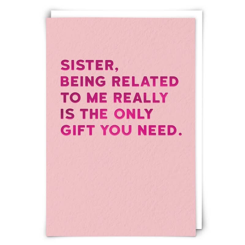 Sister Gift Card