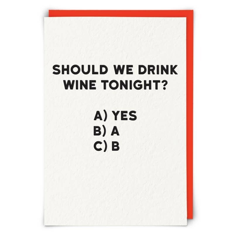 Wine Tonight Card