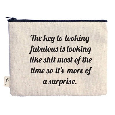 Key to Looking Fabulous Pouch