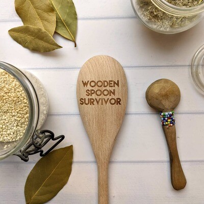 Wooden Survivor Spoon
