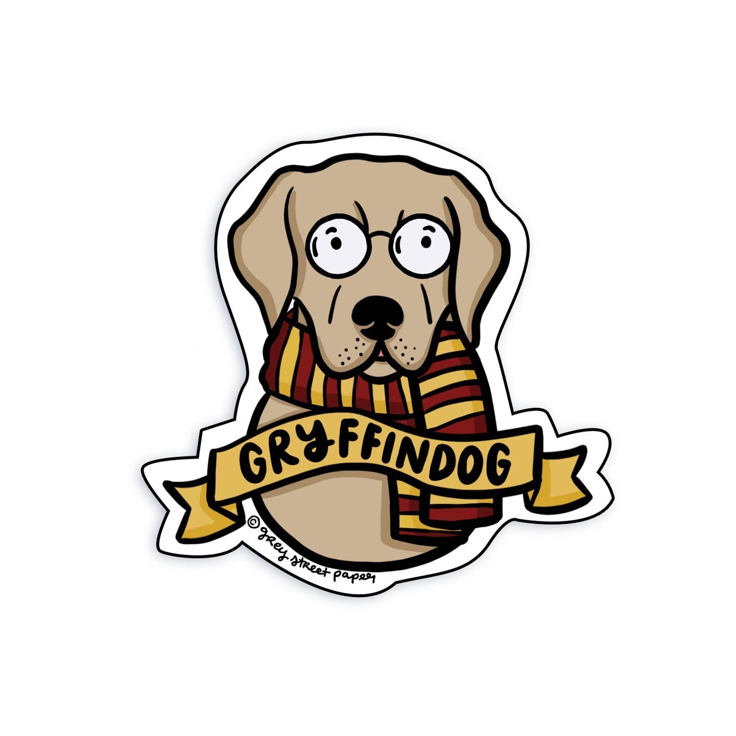 Gryffindog Sticker
