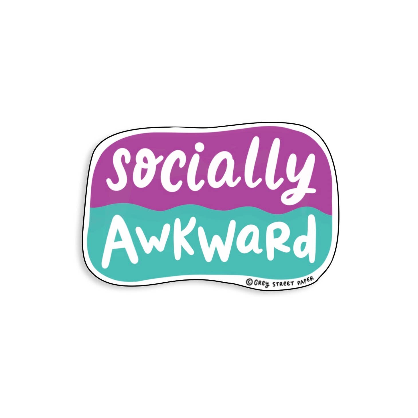 Socially Awkward Sticker