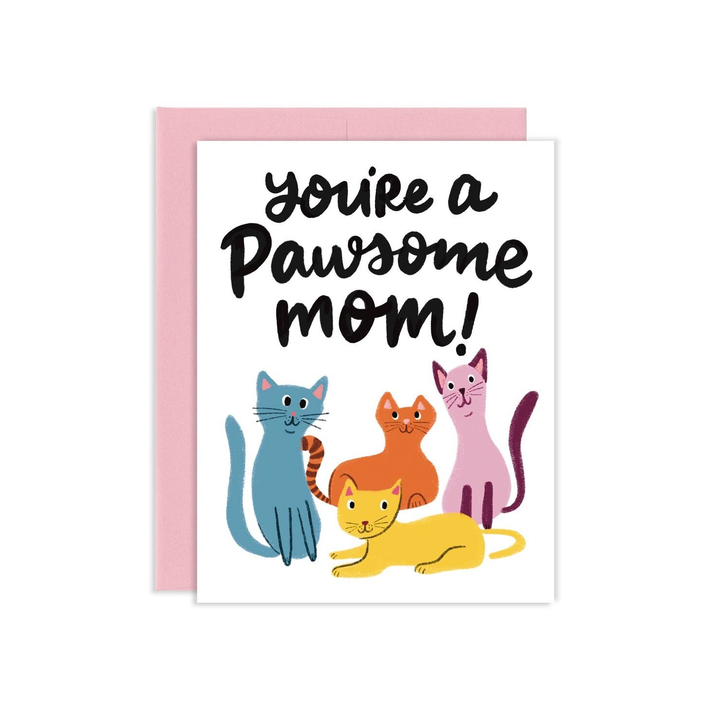 Pawsome Cat Mom Card