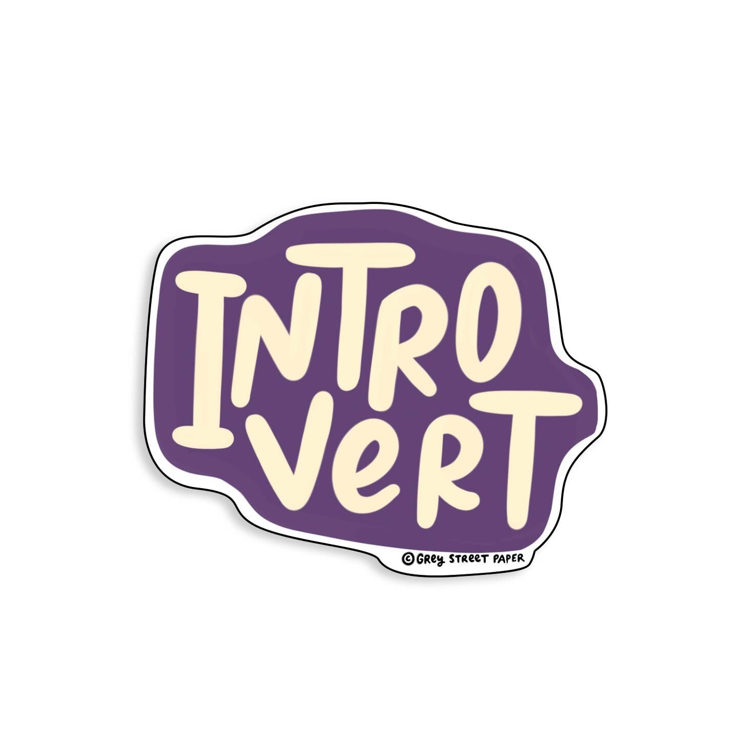 Introvert Sticker
