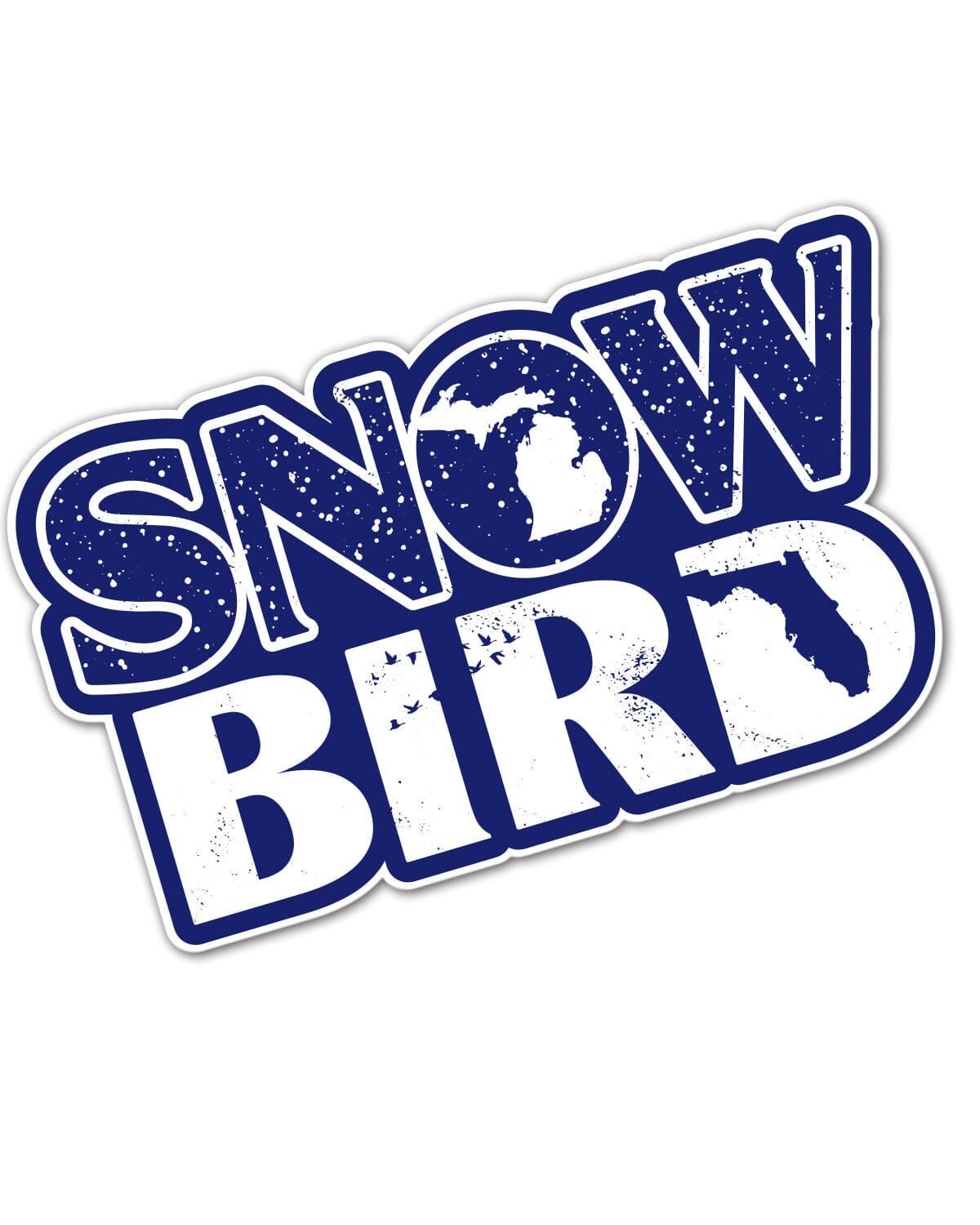 Snow Bird Sticker
