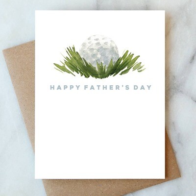 AJ Golf Father's Day Card 