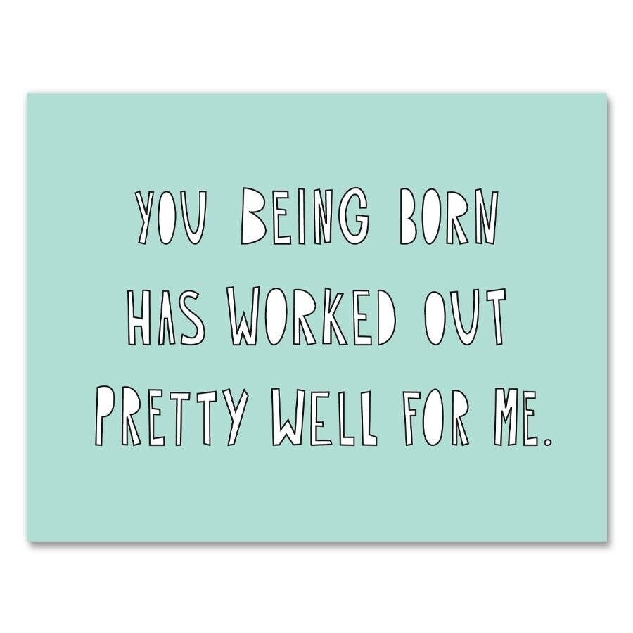 Being Born Card